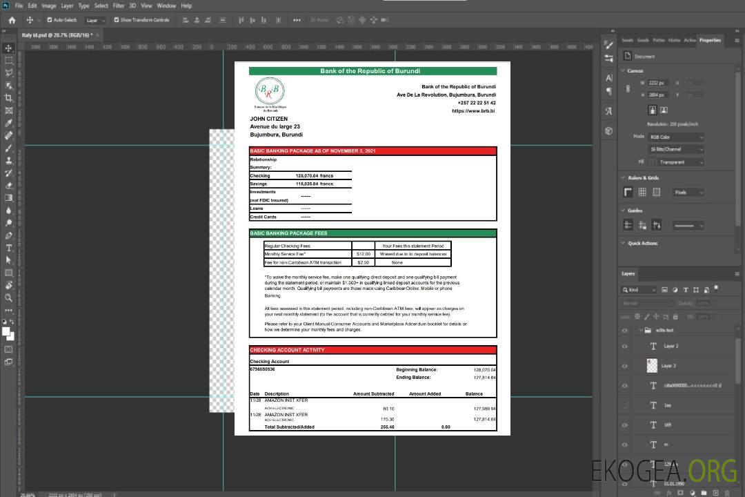 Banque du Burundi de la République du Burundi.pdf template Banque du Burundi de la République du Burundi.pdf template